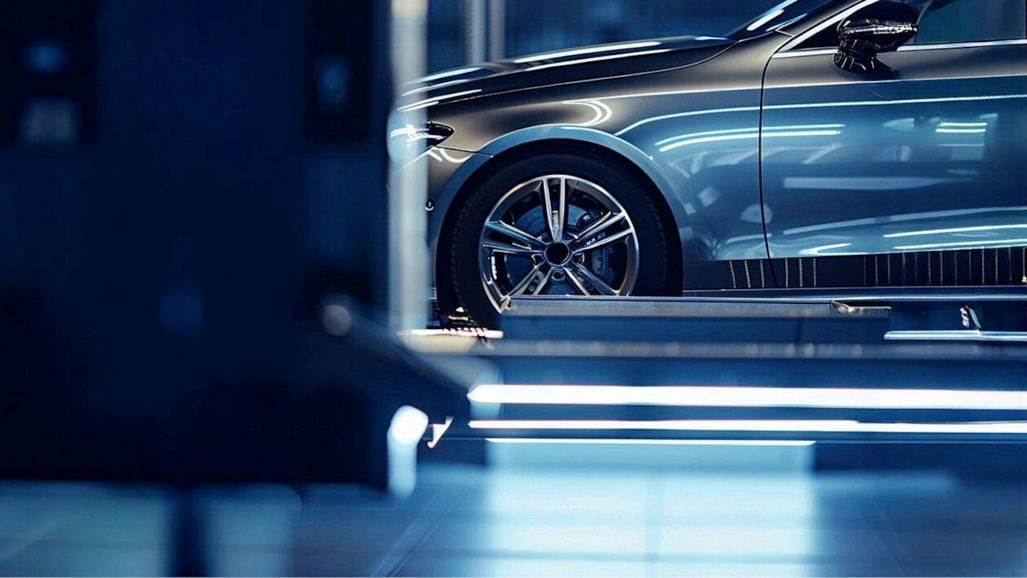 Mercedes in der Werkstatt