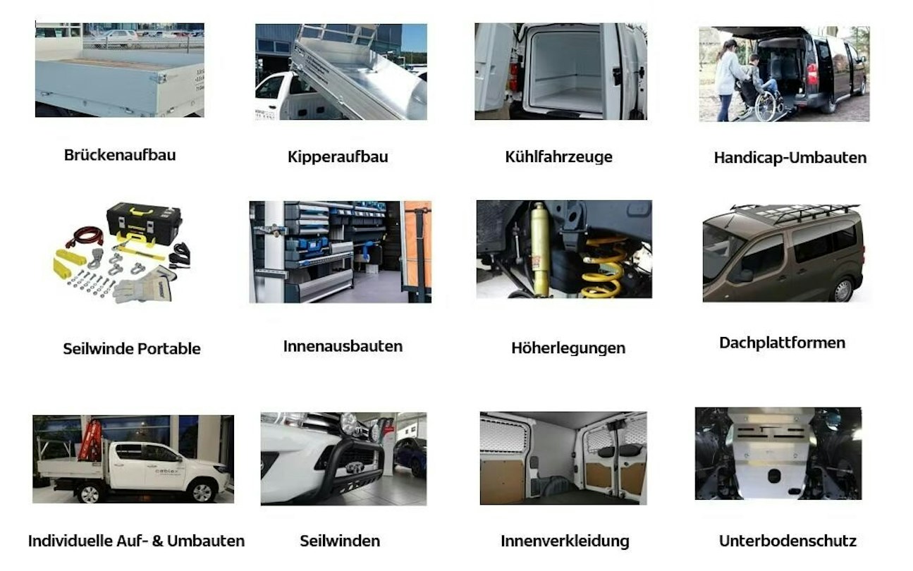 Die verschiedenen Services des Fahrzeugumbaus in Schlieren im Überblick.